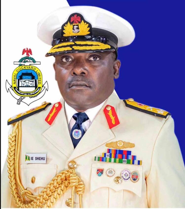 navaldockyard01's tweet photo. The Admiral Superintendent Naval Dockyard Limited , Rear Admiral IE Shehu https://t.co/TeFf90LJgW