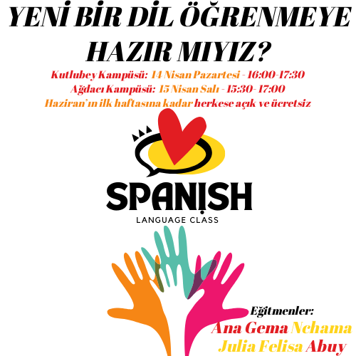 Bartın Üniversitesi Yabancı Diller Kulübü (@bartinydk) on Twitter photo 🇪🇸 İspanyolca Öğrenmek İster Misin? 🌟
Talep üzerine bahar döneminde kursumuz yeniden başlıyor✨Kayıt yok, herkese açık ve ücretsiz.Hem Ağdacı (14NİSAN PZT başlıyor) hem de Kutlubey'de (15NİSAN SALI başlıyor) <a href="/baru_sksdb/">BARÜ Sağlık, Kültür ve Spor DB</a> <a href="/BARU_YDYO/">BARÜ Yabancı Diller Yüksekokulu</a> <a href="/BARUogrkonseyi/">Bartın Üniversitesi Öğrenci Konseyi</a> <a href="/baruedutr/">Bartın Üniversitesi</a> 🇪🇸 İspanyolca Öğrenmek İster Misin? 🌟
Talep üzerine bahar döneminde kursumuz yeniden başlıyor✨Kayıt yok, herkese açık ve ücretsiz.Hem Ağdacı (14NİSAN PZT başlıyor) hem de Kutlubey'de (15NİSAN SALI başlıyor) <a href="/baru_sksdb/">BARÜ Sağlık, Kültür ve Spor DB</a> <a href="/BARU_YDYO/">BARÜ Yabancı Diller Yüksekokulu</a> <a href="/BARUogrkonseyi/">Bartın Üniversitesi Öğrenci Konseyi</a> <a href="/baruedutr/">Bartın Üniversitesi</a>