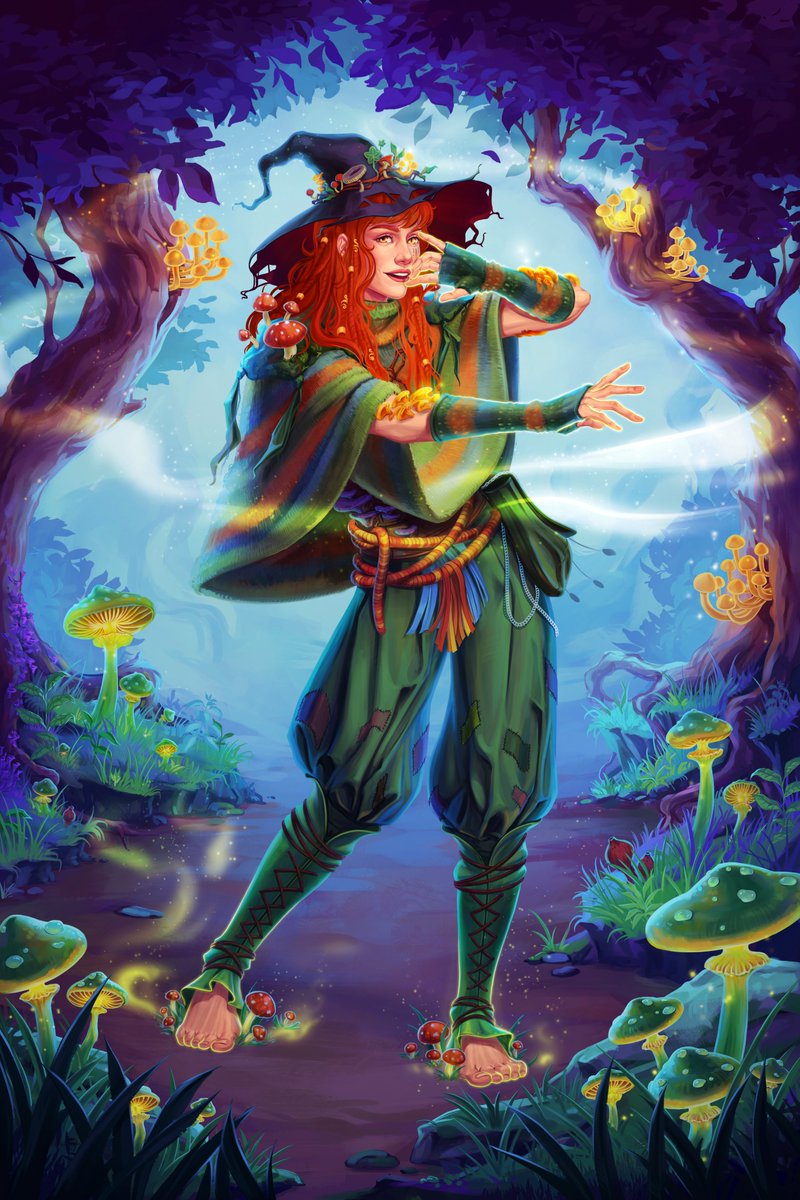 JodiKein's tweet photo. Hello! #PortfolioDay 
I am a freelance artist C: I like to draw fantasy characters and book illustrations. https://t.co/dsUqeLj0wZ