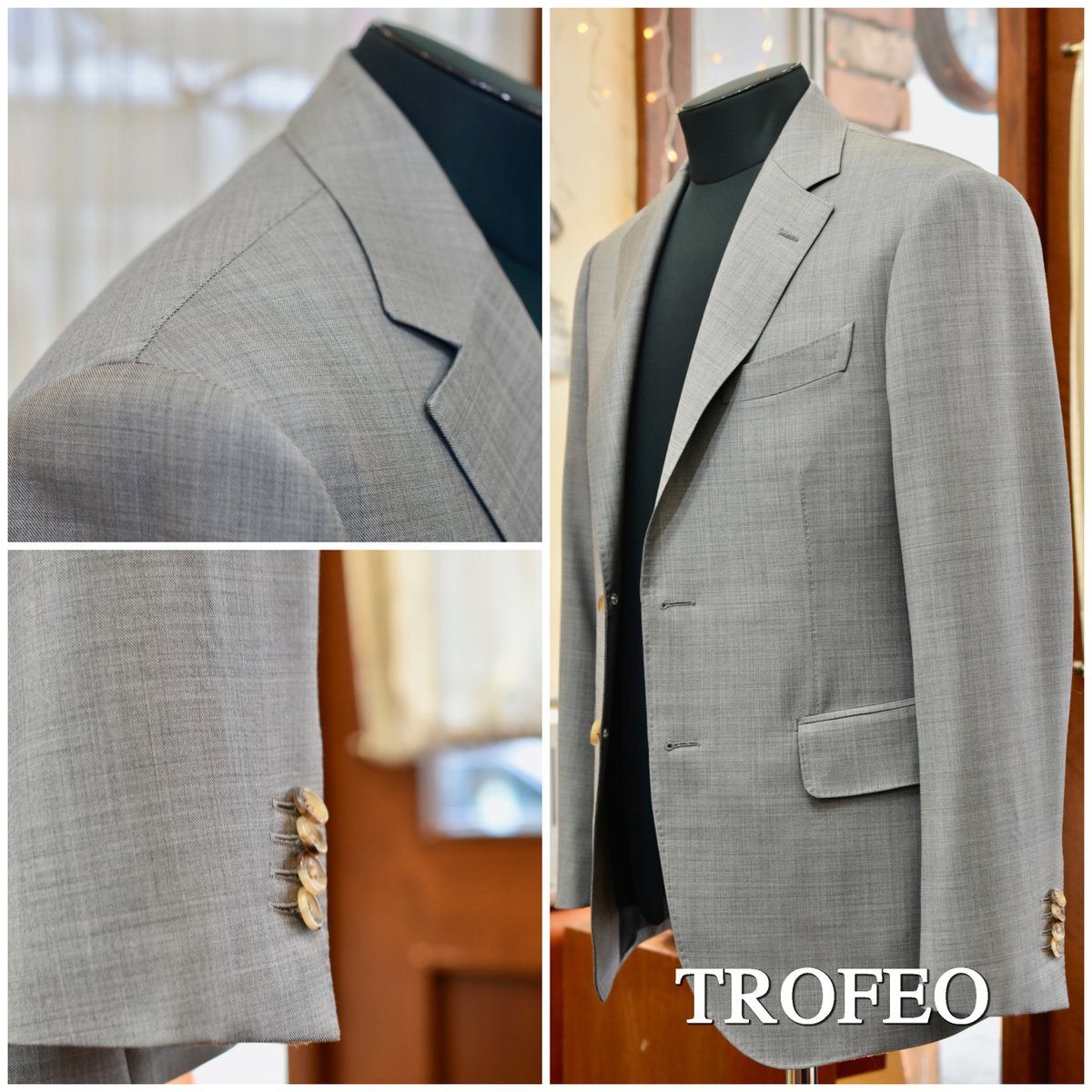 tailormadedandy's tweet photo. Ermenegildo #Zegna #TROFEO
10年来ご贔屓をいただいている、
顧客さまの #スーツ が  #仕立て 上がりました。　
去年の夏にご注文をいただいて、
『仕上がりは春でいいよ』。
服地だけ選ばれて、サイズやデザインは『いつもと同じで』。
行きつけの床屋での会話のようで、
いつも粋を感じます。 https://t.co/svYnatFnCs