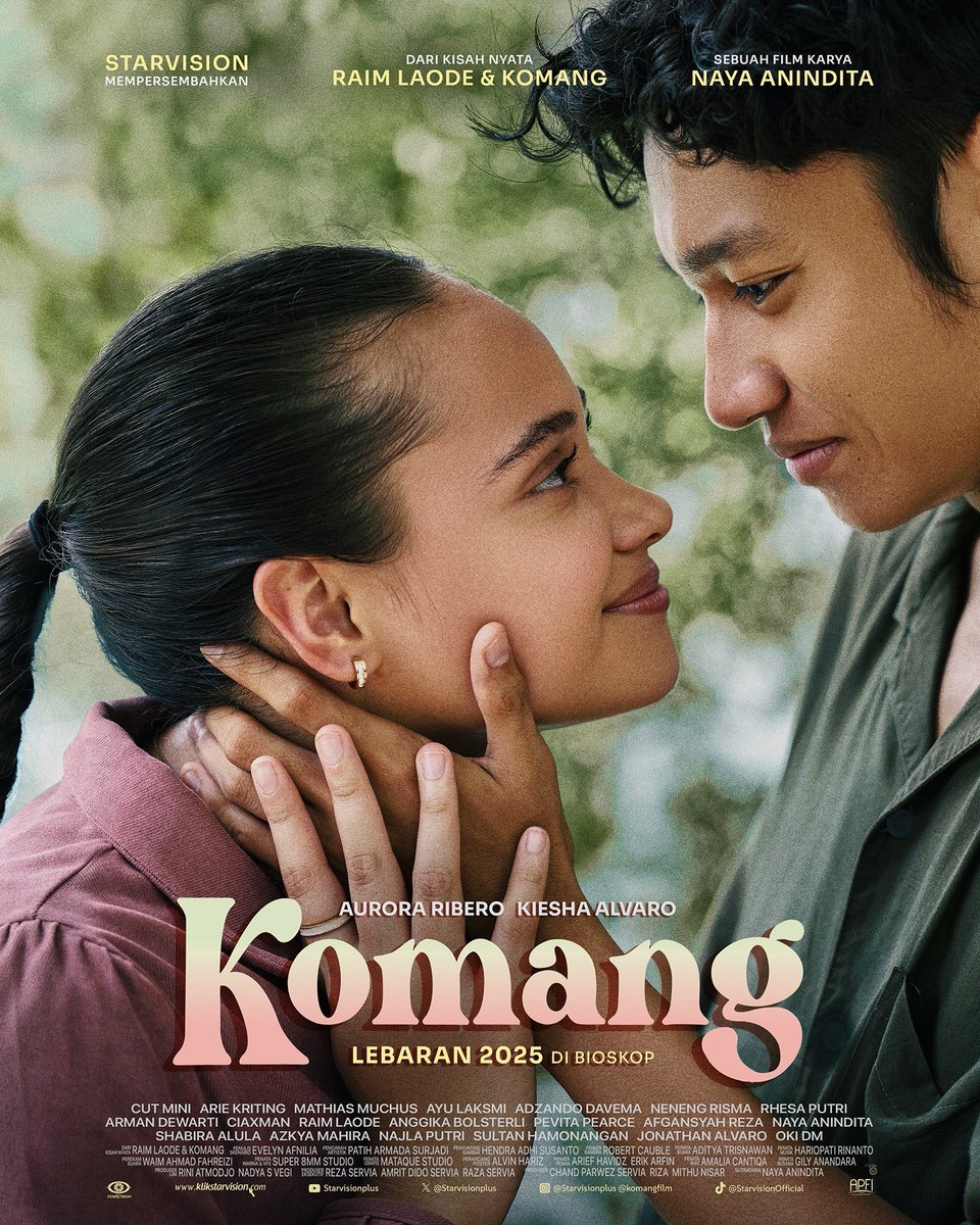 FilmIndoSource's tweet photo. Naya Anindita’s ‘KOMANG’ becomes the 7th Indonesian film to hit one million theatrical admissions in 2025. https://t.co/Vj8OXWuse5