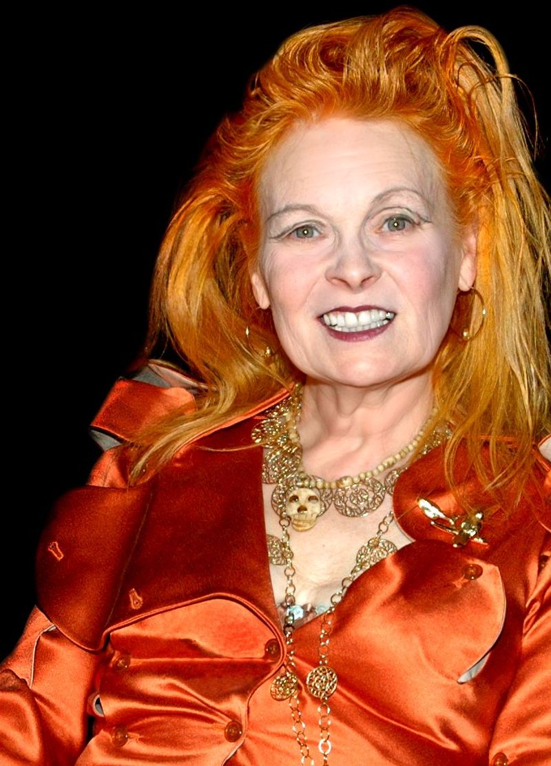 drstephencarver's tweet photo. ‘I just use fashion as an excuse to talk about politics.’ Vivienne Westwood born today in Hollingworth, Cheshire in 1941. #Punk #Fashion https://t.co/1jyCKqqnaE