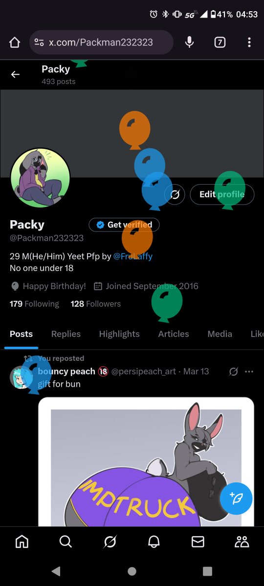 It's my birthday