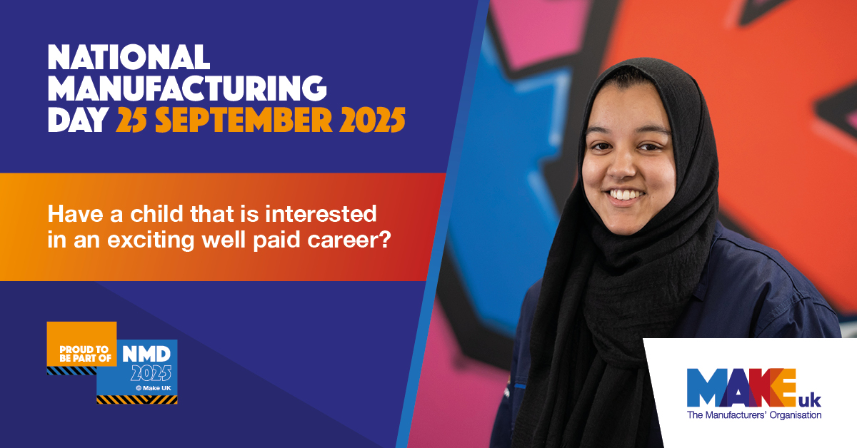 alfedaluminium's tweet photo. Aluminium is the future. 🌍
This #NationalManufacturingDay (25 Sept), we’re showing young people how a career in UK manufacturing is innovative, impactful &amp; sustainable. 👷‍♀️
Learn more👉https://t.co/We6NR6D42B
#NMD2025 #ALFED #FutureSkills #STEMCareers https://t.co/BDGJxUpRhX