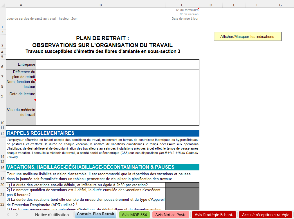 aleacontroles.com/actualites/ami…
🛠️ Un outil Excel pour aider les médecins du travail à rendre des avis argumentés sur les docs #amiante (SS3/SS4) : commentaires pré-rédigés, rappels réglementaires, PDF en 1 clic.
🔗 Disponible depuis fév. 2025.
#santéautravail #PRST3 #BTP