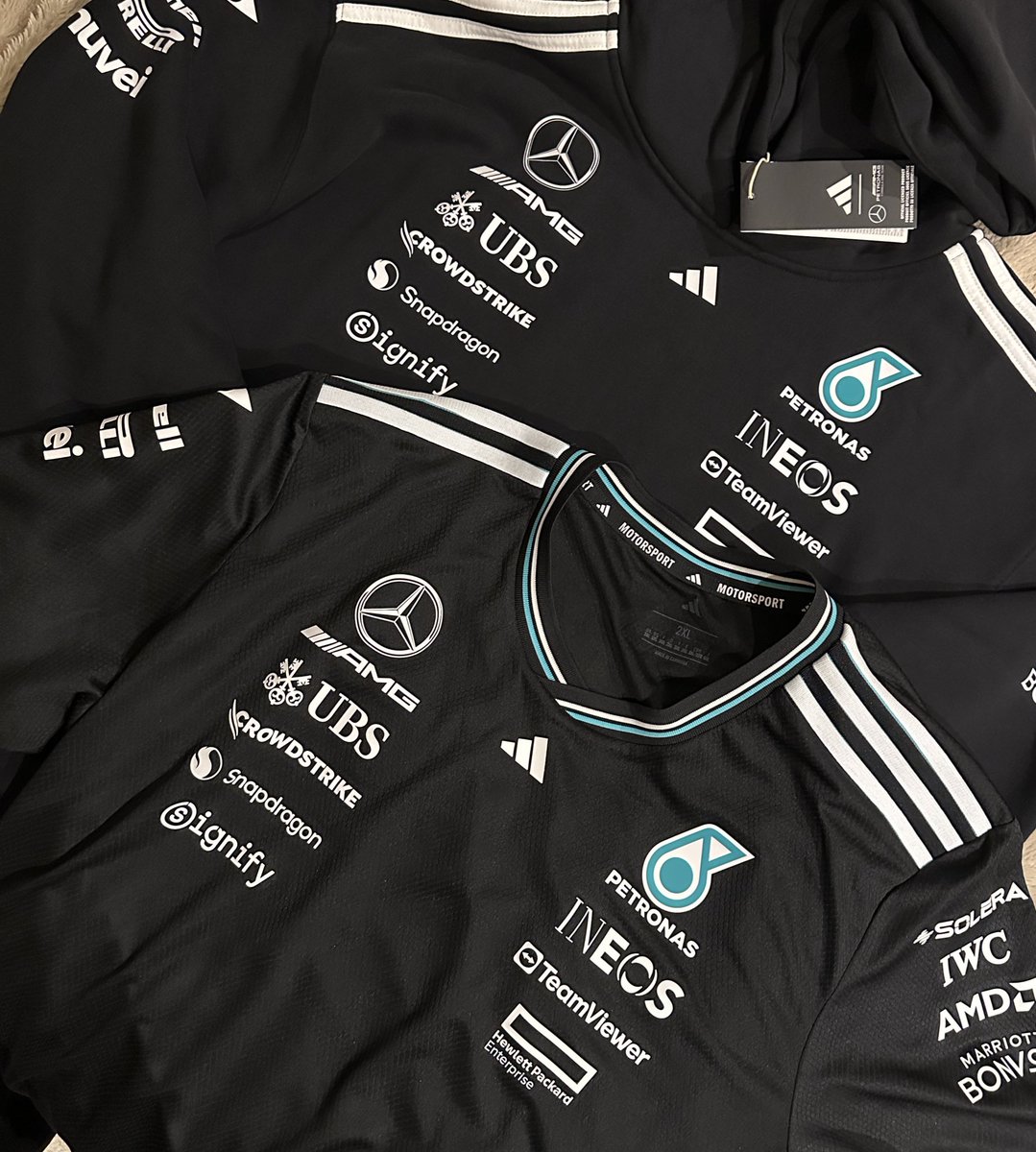 Hey <a href="/adidasUK/">adidas UK</a> can I purchase the new <a href="/MercedesAMGF1/">Mercedes-AMG PETRONAS F1 Team</a> team wear at your Oxford Street store in London?