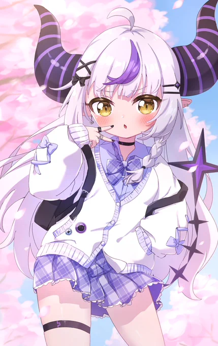 高校デビューなラプ様 #laplus_artdesu 