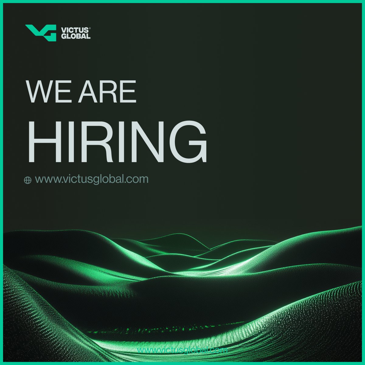 Victusglobal's tweet photo. We're Hiring! 🔔

We are looking for Business Development Specialists who is passionate about Web3 and has a strong network and deep expertise in crypto industry.

📌 Explore open roles here: https://t.co/RrO18zYtqO https://t.co/19xIUxHouY