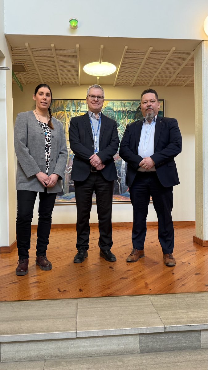 OSAOn kuntayhtymäjohtaja-rehtori ⁦<a href="/PaloniemiJarmo/">Jarmo Paloniemi</a>⁩ vieraili Tyrnävällä ja esitteli OSAOn tilannetta ja suunnitelmia. Kiitos Jarmo vierailusta. Toivottavasti tämä poikii hyvää👍