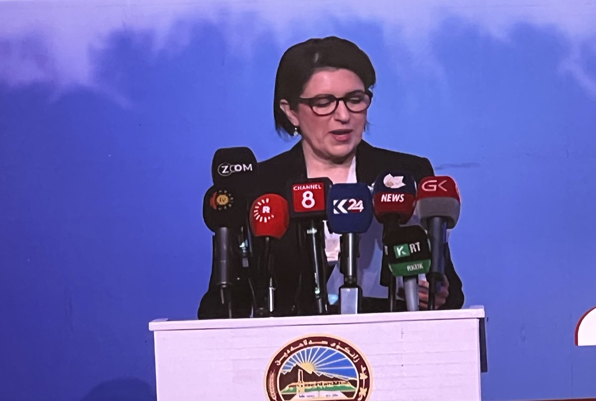 KRG Climate (@krgclimate) on Twitter photo “Meaningful dialogue with our neighbors and integrating the Kurdistan Region into the global climate conversation have been achieved by working alongside the Federal Government of Iraq, international bodies, non-governmental organizations.” <a href="/BayanRahman/">Bayan Sami Abdul Rahman</a> “Meaningful dialogue with our neighbors and integrating the Kurdistan Region into the global climate conversation have been achieved by working alongside the Federal Government of Iraq, international bodies, non-governmental organizations.” <a href="/BayanRahman/">Bayan Sami Abdul Rahman</a>