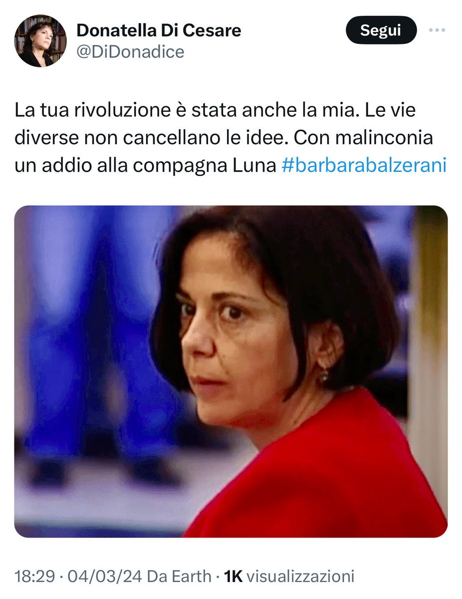 Tra i promotori del centro studi sull’autoritarismo, anche Donatella Di Cesare, la professoressa di Filosofia teoretica all’Università La Sapienza di Roma finita al centro di una polemica per un post, poi rimosso, in memoria della brigatista Barbara Balzerani. 
<a href="/AlbertoBusacca/">Alberto Busacca</a>