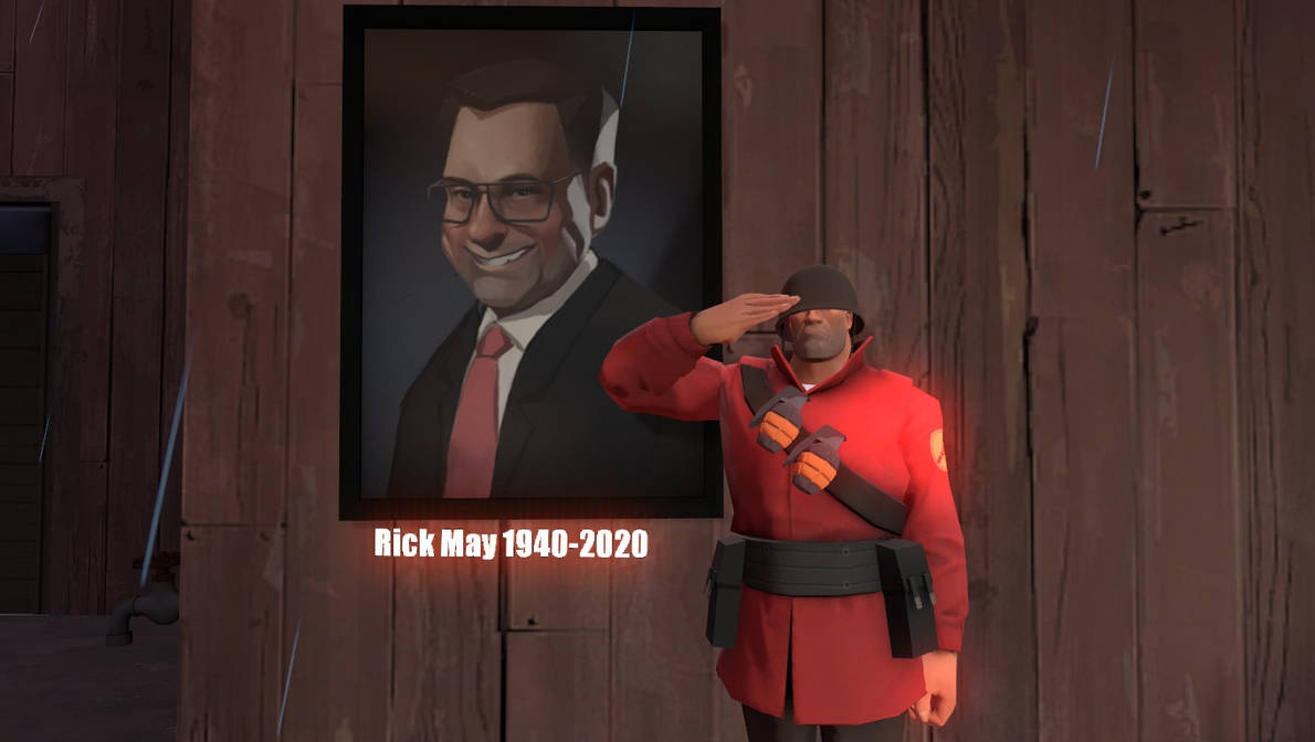 CyotheL's tweet photo. Five years ago on this day we lost the voice of The Soldier, Rick May.
#RickMay #TeamFortress2 https://t.co/d7BZ2fyfOU