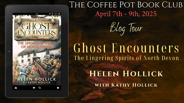 TheShieldMaide3's tweet photo. ✧ Book Excerpt ✧ Ghost Encounters: The Lingering Spirits of North Devon by Helen Hollick with Kathy Hollick.
https://t.co/o2AV8EalXU
#GhostEncounters #Ghosts #NorthDevon #FriendlyGhosts #BlogTour #TheCoffeePotBookClub @HelenHollick @cathiedunn https://t.co/jnNtuQCc6e