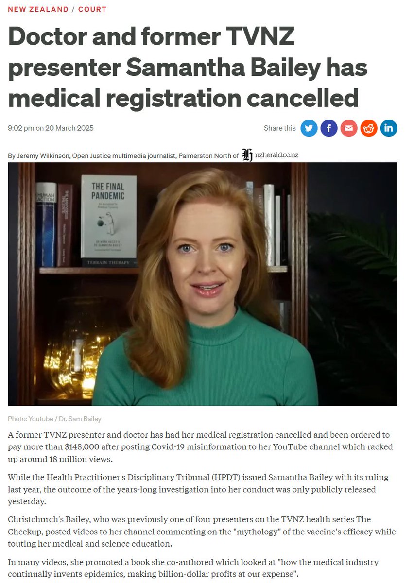 DaysOfNoahh's tweet image. #SamBailey paying the price for going against the lie system of virology and fake viruses.

At some point, we&apos;ll all face a similar choice. Either continue supporting the lie system, the kleptocratic death cult, enslaving us and our children, or, you say goodbye to everything.