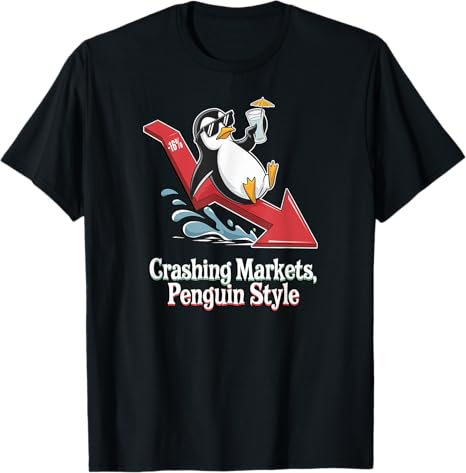 TammyDevoll's tweet photo. Amazon Prime: Crashing Stocks https://t.co/rZnbAeeZmw Market & Funny Penguins #StockMarketNews #StockMarket #tarrifs #PenguinsAgainstTrump #TariffWars #tariff #PoliticsToday #politcalhumor #PoliticalMedia #media Sarcastic Politics T-Shirt #Amazon via @Amazon https://t.co/2OEw1yP2FP