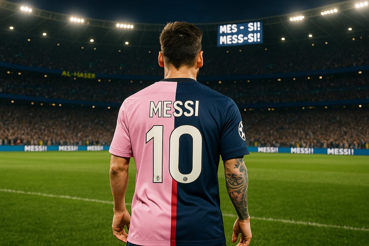 BarcaReturned's tweet photo. 🚨 The Al Nassr stadium has been filled TWICE in the last 2.5 years:

Al-Nassr vs PSG 🇦🇷🐐
Al-Nassr vs Inter Miami 🇦🇷🐐

Face of football, even in Saudi 🇸🇦 https://t.co/Riywy866W3