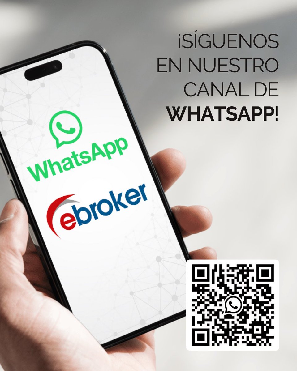 ebrokerES's tweet image. 📲 ¡Síguenos por @WhatsApp!

Estate al día de nuestras últimas novedades de manera rápida y directa.

📲 ¡Únete!

🔗 Escanea el QR de la imagen o accede en este enlace: lnkd.in/dU_KeXfU

#ebroker #WhatsApp #Innovación #NoticiasExclusivas #ConéctateConNosotros