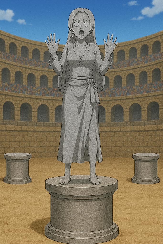 Tyizzyy's tweet photo. Battle Arena Part 2.

#ASFR #asfranime #petrification #petrified #AI #ChatGPT https://t.co/9b5uYiypsl
