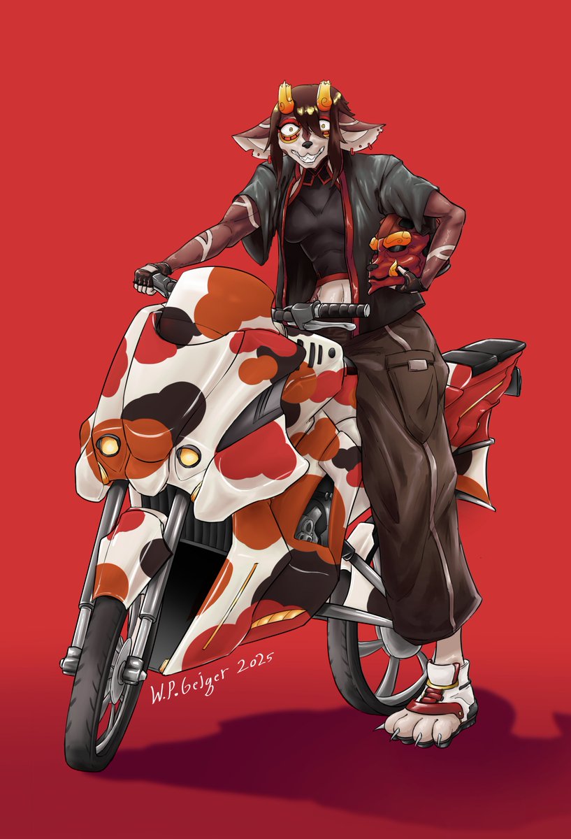 🐉🏍️🐟
#furryarts  #oc