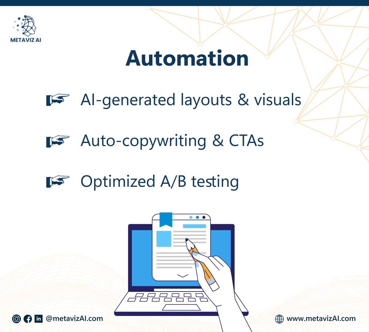 MetavizAI's tweet image. Revolutionizing UX/UI with AI: Personalization &amp;amp; Automation.

Upwork: lnkd.in/ds9t64xe
Facebook: lnkd.in/dQ7BSjrG
Instagram: lnkd.in/dXryDzm6

#AIUXUI #UserExperienceDesign #PersonalizedUX  #UXAutomation #MetavizAI #iOSdevelopment #flutter  #reactnative
