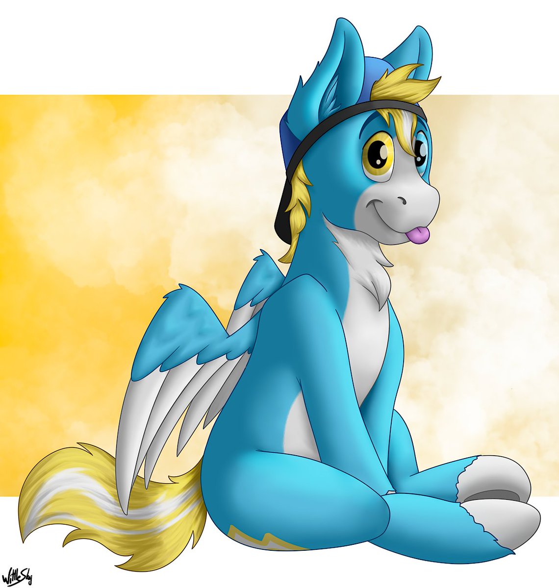 Thatbluepone's tweet image. Gift art for a super cool pone :3
(My fav shade of bluee aaaaaa!)