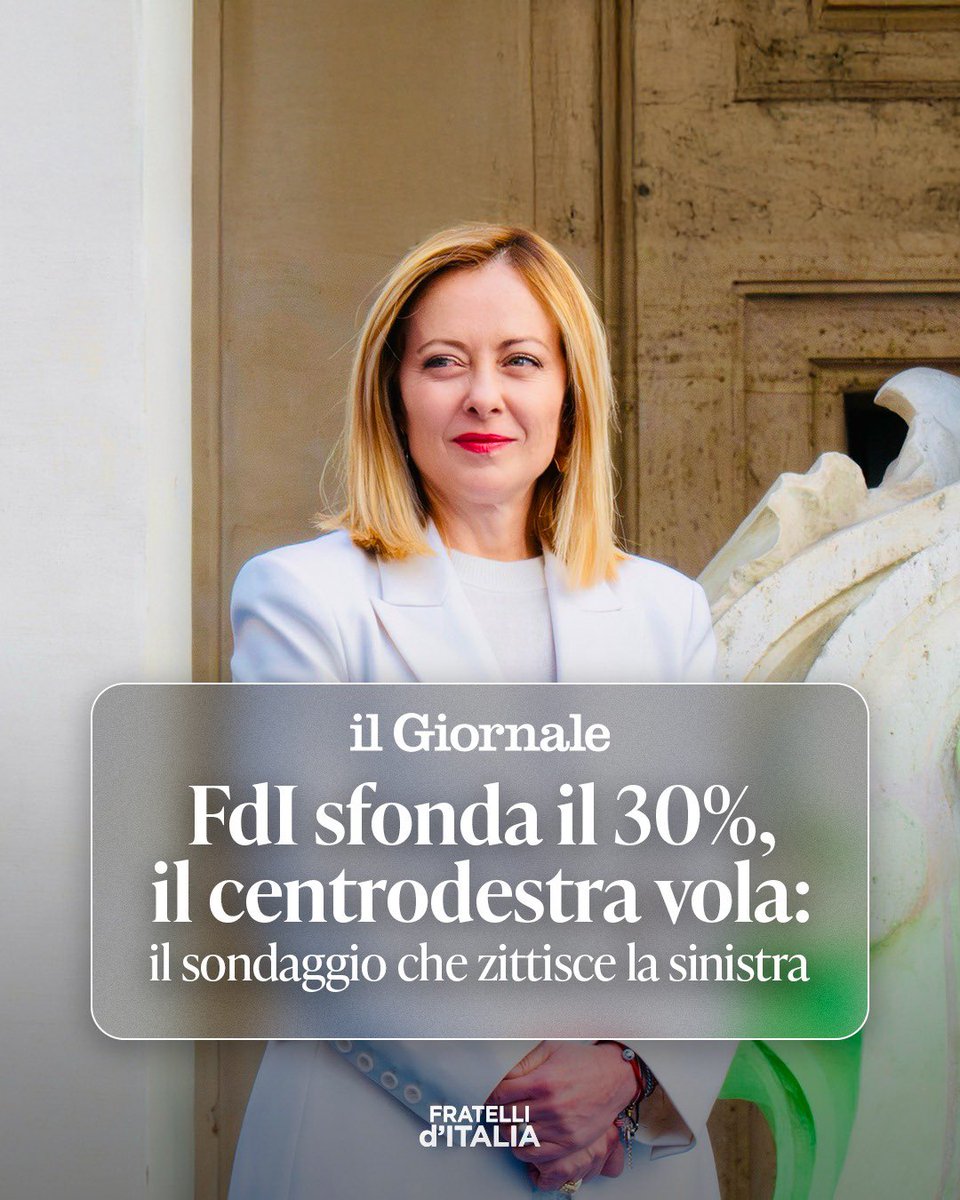 La sinistra paga la sua politica contro l’Italia. Continuate così.