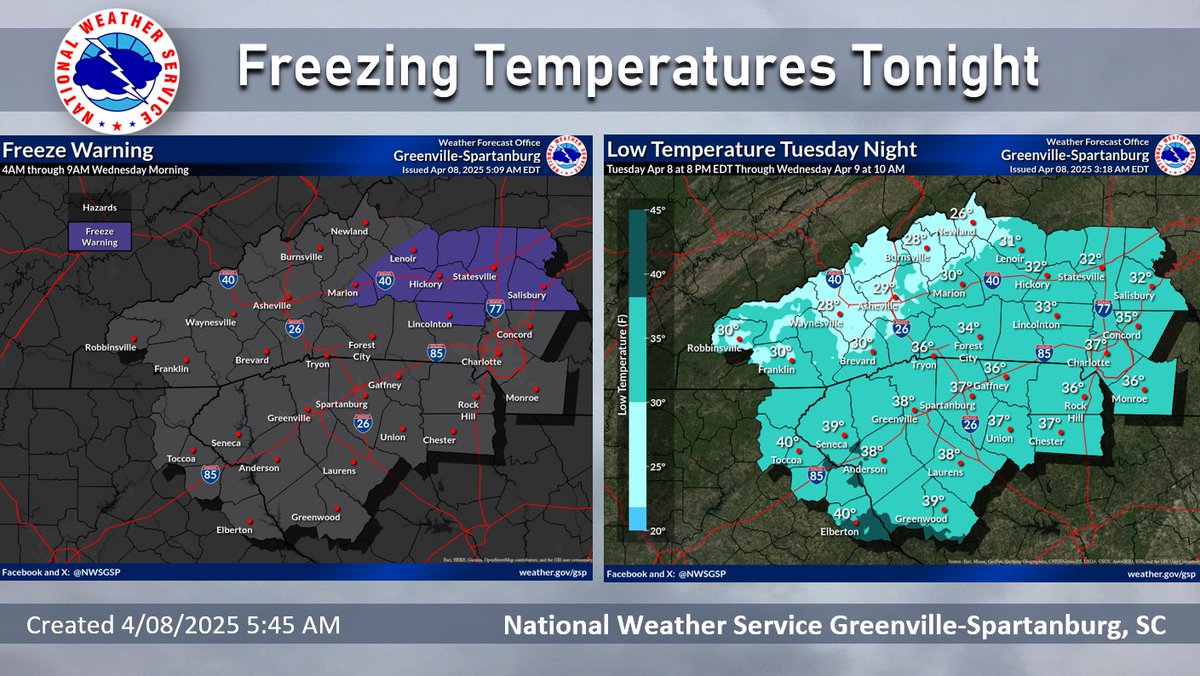NWS GSP tweet media