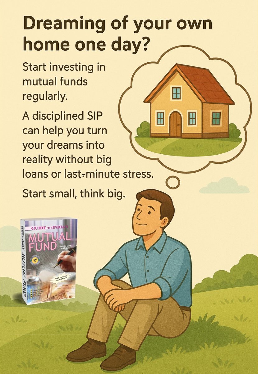 Dreaming of your own home one day? 🏡

Start investing in mutual funds regularly. A disciplined #SIP can help you turn your dreams into reality without big loans or last-minute stress.

Start small, think big. 

#LifeGoals #WealthCreation #MutualFundSahiHai  #InvestingMadeEasy