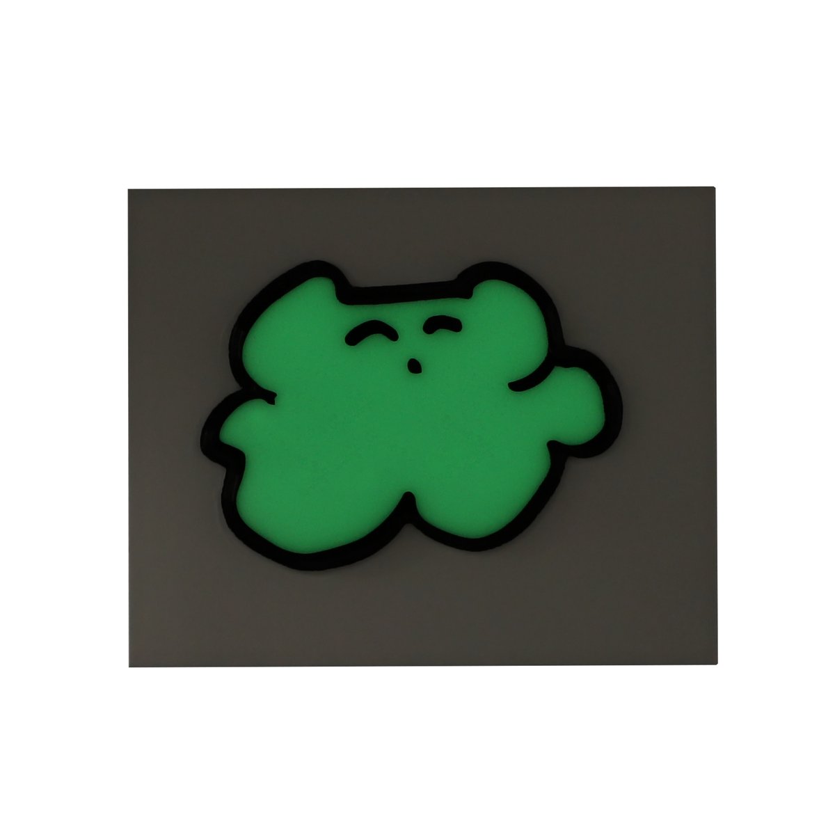 💐new goods💐 「ねこぷくぷく蓄光シール」 ¥800 (1匹) size：約 縦3.7