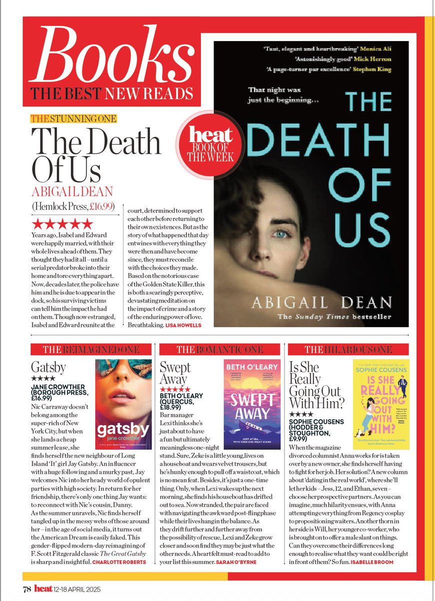 Lisa Howells (@pussmilligan) on Twitter photo It's a sunny old <a href="/heatworld/">heatworld</a> day and I have scorchers from Abigail Dean <a href="/janevgcrowther/">Jane Crowther</a> Beth O'Leary and <a href="/SophieCous/">Sophie Cousens</a> <a href="/Hemlock_Press/">Hemlock Press</a> <a href="/BoroughPress/">The Borough Press</a> <a href="/QuercusBooks/">Quercus Books</a> <a href="/HodderBooks/">Hodder & Stoughton (no longer active)</a> It's a sunny old <a href="/heatworld/">heatworld</a> day and I have scorchers from Abigail Dean <a href="/janevgcrowther/">Jane Crowther</a> Beth O'Leary and <a href="/SophieCous/">Sophie Cousens</a> <a href="/Hemlock_Press/">Hemlock Press</a> <a href="/BoroughPress/">The Borough Press</a> <a href="/QuercusBooks/">Quercus Books</a> <a href="/HodderBooks/">Hodder & Stoughton (no longer active)</a>