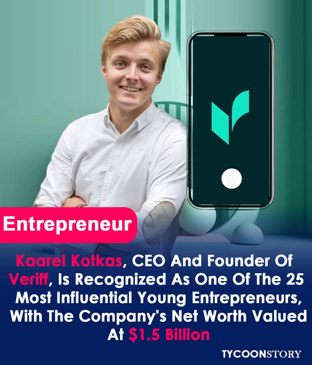 TycoonStoryCo's tweet photo. Kaarel Kotkas &amp; Veriff are leading the charge in #onlineidentityverification with AI-driven solutions to combat fraud and ensure security. 

https://t.co/ZRjBOSKpPJ

#kaarelkotkas #veriff #onlineidentityverification #ai @Veriff https://t.co/XCzw6Kengv