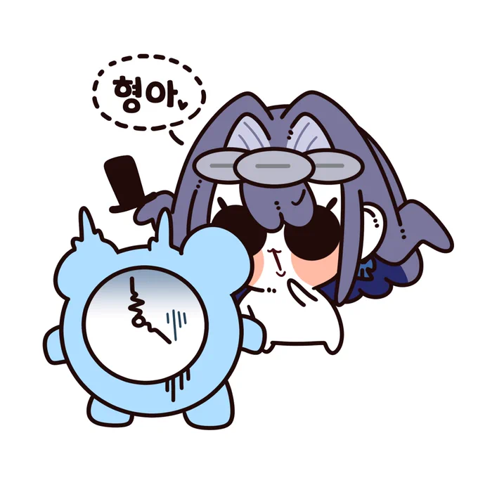No more 형아
#kronillust 