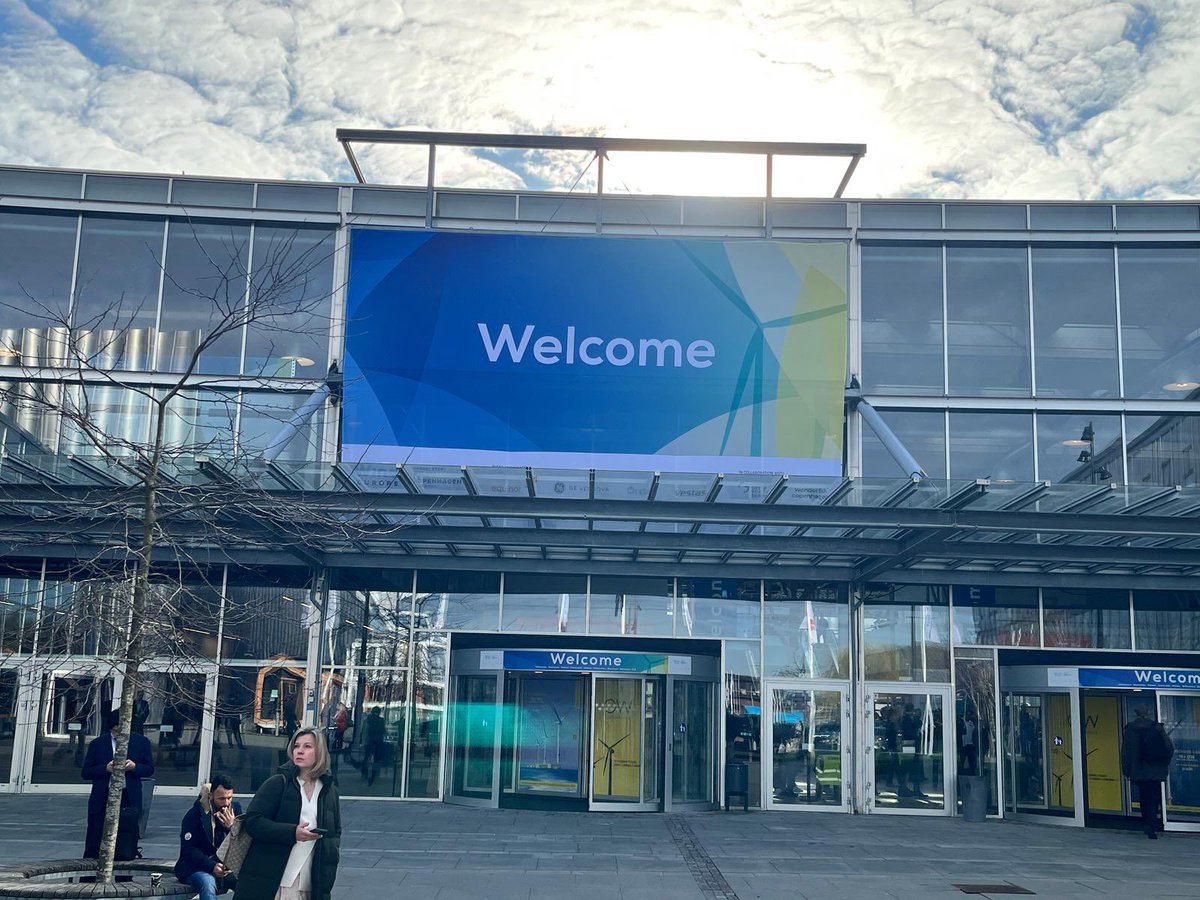 FirstPointGroup's tweet photo. We’re here in Copenhagen at Day 1 of @WindEuropeEvent annual event! Looking forward to hearing from the incredible lineup of speakers. https://t.co/ougRjhxbDJ