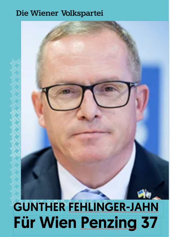 I run for <a href="/oevpwien/">Die Wiener Volkspartei</a> for #Penzing 
Vote for <a href="/GunterFehlinger/">Gunther Fehlinger-Jahn</a>