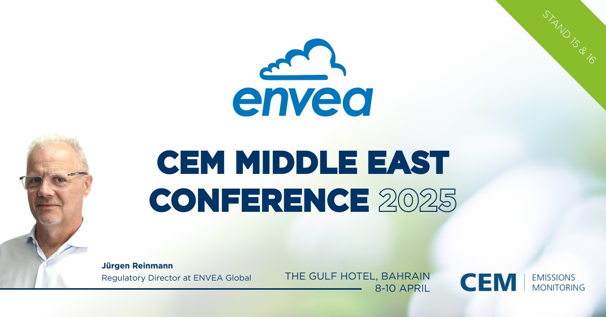 Join us from today at CEM Middle East 2025 where our expert, Jürgen Reinmann, will be sharing insights on environmental monitoring innovations and regulations. Jürgen will deliver the first presentation following the opening remarks, so don’t miss it!