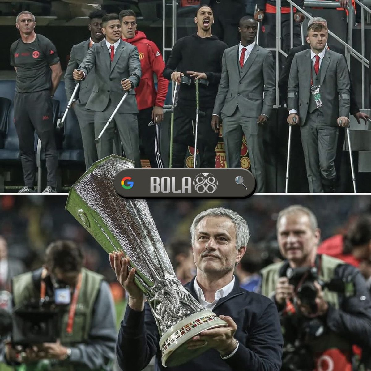 Jose Mourinho memenangkan Liga Europa untuk Man United dengan setengah dari timnya menggunakan kruk.

Tapi mereka tetap memecatnya.

Perkalian Odds Tinggi 🚀 klikasd.com/Pusat-WDCash