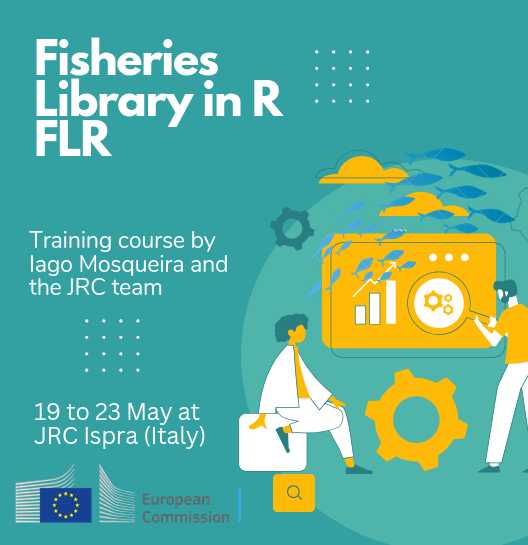 The JRC will host a training course in the use of the Fisheries Library in R (FLR) from 19 to 23 May at JRC Ispra. Registration link (until May 2): web.jrc.ec.europa.eu/remjrc/screen/…
Don't miss this opportunity!