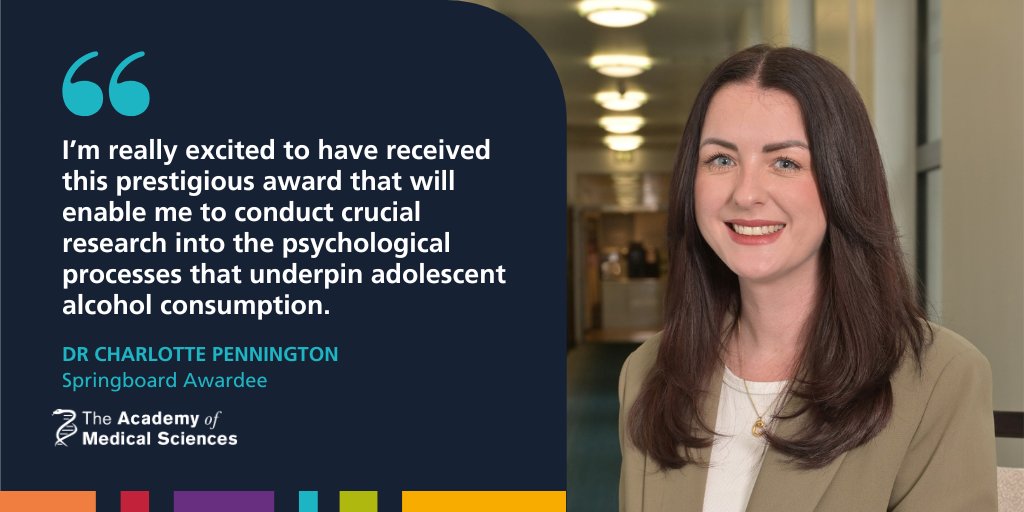 acmedsci's tweet image. Congratulations to #Springboard25 awardee @drcpennington 🎉

Her research explores how brain development affects teen drinking, aiming to reduce alcohol harms among young people 🧠

👉 bit.ly/42q0zsl

#TeenHealth #PublicHealth #Psychology

@SciTechgovuk