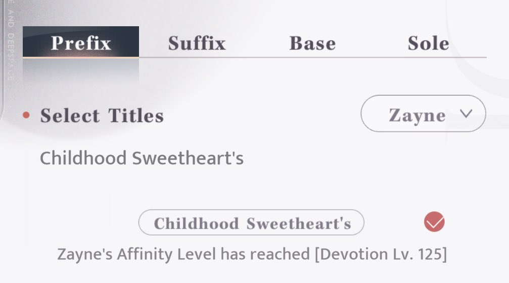Reminder that Zayne has the Childhood Sweetheart’s title, as we know he had feelings for MC in childhood but the title suggests MC would have also had a childhood crush on him and they were each others first love. For Jasmines, he is also our last love. 🩵❄️