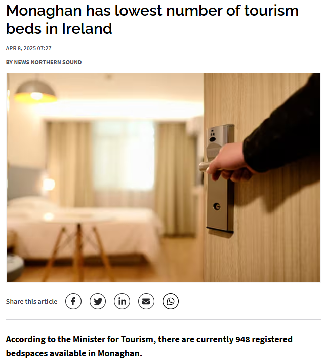 WatchdogTh96012's tweet photo. In other news there are currently almost 700 people in IPAS accommodation in Co. Monaghan. Our whole tourism industry is being destroyed by this madness. #IrelandIsFull #IrelandOptOut #Monaghan https://t.co/G5vegkvcbp