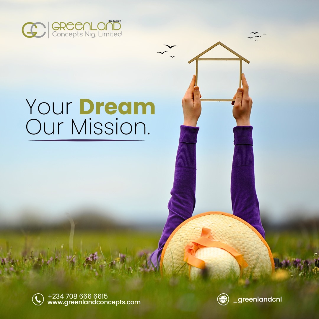 RealGCNL's tweet photo. Your Dream, Our Mission. 🏡

At Greenland Concepts, we help turn your dream home into a reality — from land to living. Let’s build together.

📞 +2347016680298 | +2347086666615
🌐 https://t.co/8Kmj8IYzLt

#GreenlandConcepts #RealEstateNigeria https://t.co/NkpEvwhbQV