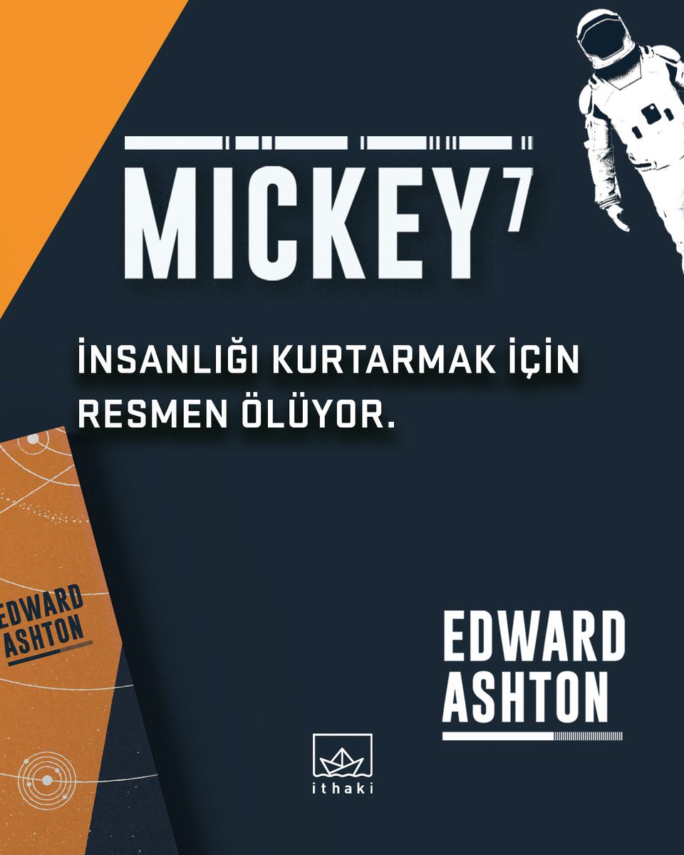 ithakiyayinlari's tweet photo. #Mickey7 👨🏼🚀
“Andy Weir, tahtın sallanıyor!” —Stephen Baxter
Mickey 7, bir “Harcanabilir”di: Buz gezegeni Niflheim’ı kolonileştirmek için gönderilen keşif ekibinin harcanabilir bir çalışanı. Eğer bir görev çok tehlikeliyse ona Mickey gidiyordu çünkü her öldüğünde, hafızasının büyük kısmını koruyarak yeni bir bedenle tekrar üretiliyordu. Altıncı ölümünün ardından Mickey 7, iş sözleşmesinin şartlarını ve neden bu iş pozisyonunun boş kaldığını çok iyi anlamıştı.
Parazit’in Oscar ödüllü yönetmeni Bong Joon-ho’nun, Robert Pattinson’ın başrolünde yer aldığı heyecanla beklenen Mickey 17 filmine ilham kaynağı olan Mickey 7 şimdi Türkçede!
#İthakiYayınları #Mickey17