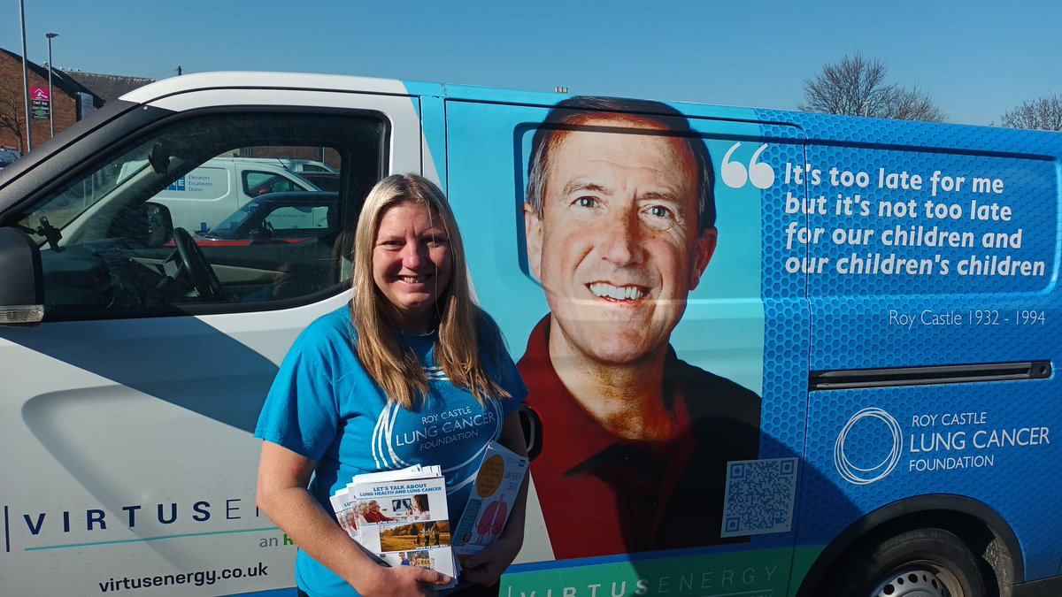 Northern Cancer Alliance (@northerncancer) on Twitter photo Today the Roy Castle Lung Cancer Foundation is in #Blyth town centre speaking to people about potentially life-saving #lungcancer screening - come and talk to them if you're out and about.
bit.ly/44ewyxU
<a href="/NorthumbriaNHS/">NorthumbriaNHS</a> <a href="/NCVNENC/">Northern Cancer Voices</a> <a href="/N_landCouncil/">Northumberland County Council</a> <a href="/NENC_NHS/">North East and North Cumbria NHS</a> Today the Roy Castle Lung Cancer Foundation is in #Blyth town centre speaking to people about potentially life-saving #lungcancer screening - come and talk to them if you're out and about.
bit.ly/44ewyxU
<a href="/NorthumbriaNHS/">NorthumbriaNHS</a> <a href="/NCVNENC/">Northern Cancer Voices</a> <a href="/N_landCouncil/">Northumberland County Council</a> <a href="/NENC_NHS/">North East and North Cumbria NHS</a>