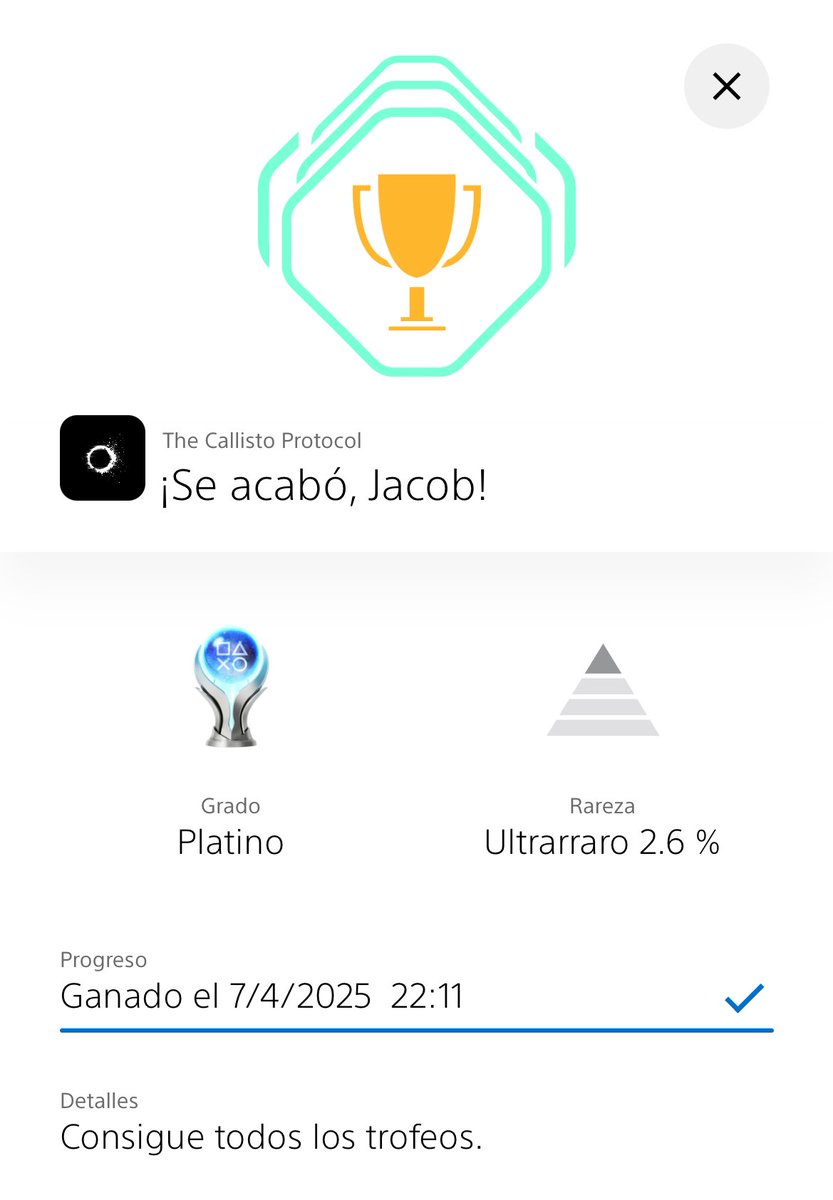 kikegames97's tweet photo. PLATINO 🏆 #556: THE CALISTO PROTOCOL 🧑🚀
Gráficamente increíble aunque me ha parecido un poco repetitivo y con pocas mecánicas de combate. La historia se queda a medias sin el dlc. Aun así lo he disfrutado mucho 👏🏼
Disponible en @PSPlusES
#CalistoProtocol #PlayStationTrophy #PS5Share