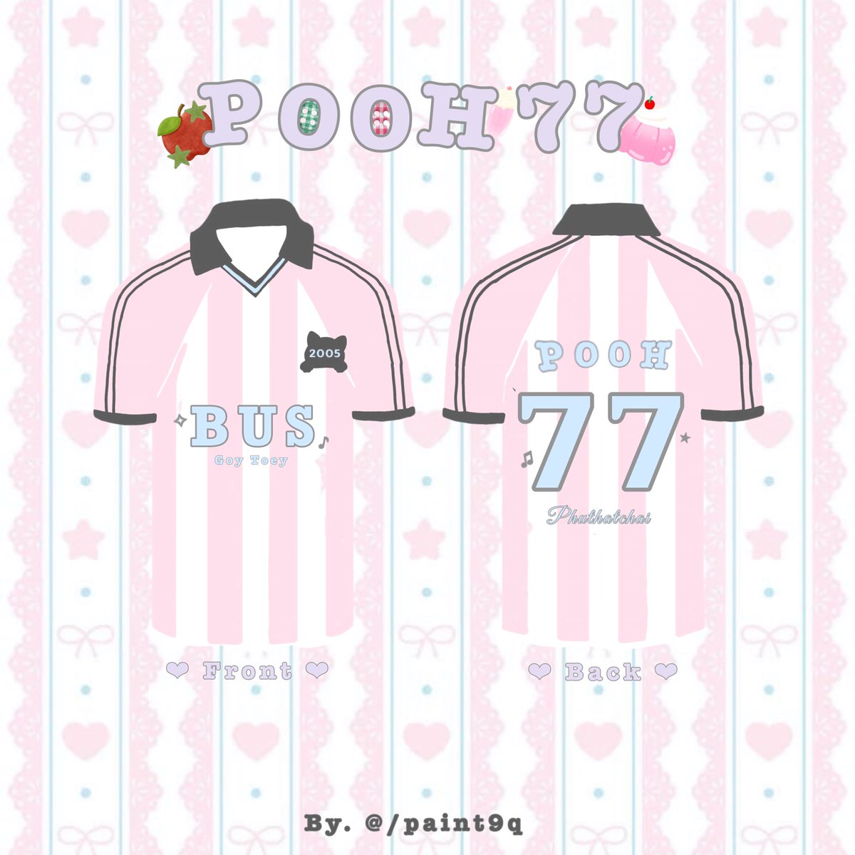 paint9q's tweet photo. ᘏ 𝒑𝒍𝒔 𝒌𝒊𝒏𝒅𝒍𝒚 𝒓𝒕 ୨ৎ
𝑷𝑶𝑶𝑯 𝟕𝟕 — 🍎🌟 คอปก ก 👚
- ตัวละ 𝟐𝟕𝟎 ฿
𝑺𝒊𝒛𝒆 - 𝑺 - > 𝟒𝑿𝑳 (+𝟑𝟎 ฿,𝟒𝟎 ฿)
*รายละเอียดแจ้งในฟอร์ม*
https://t.co/abdRIgXcOi
#ตลาดนัดbus #Happy20thPHUTATCHAIday #PHUTATCHAI20thGAW #PHUTATCHAI https://t.co/t0AI9Pqen6