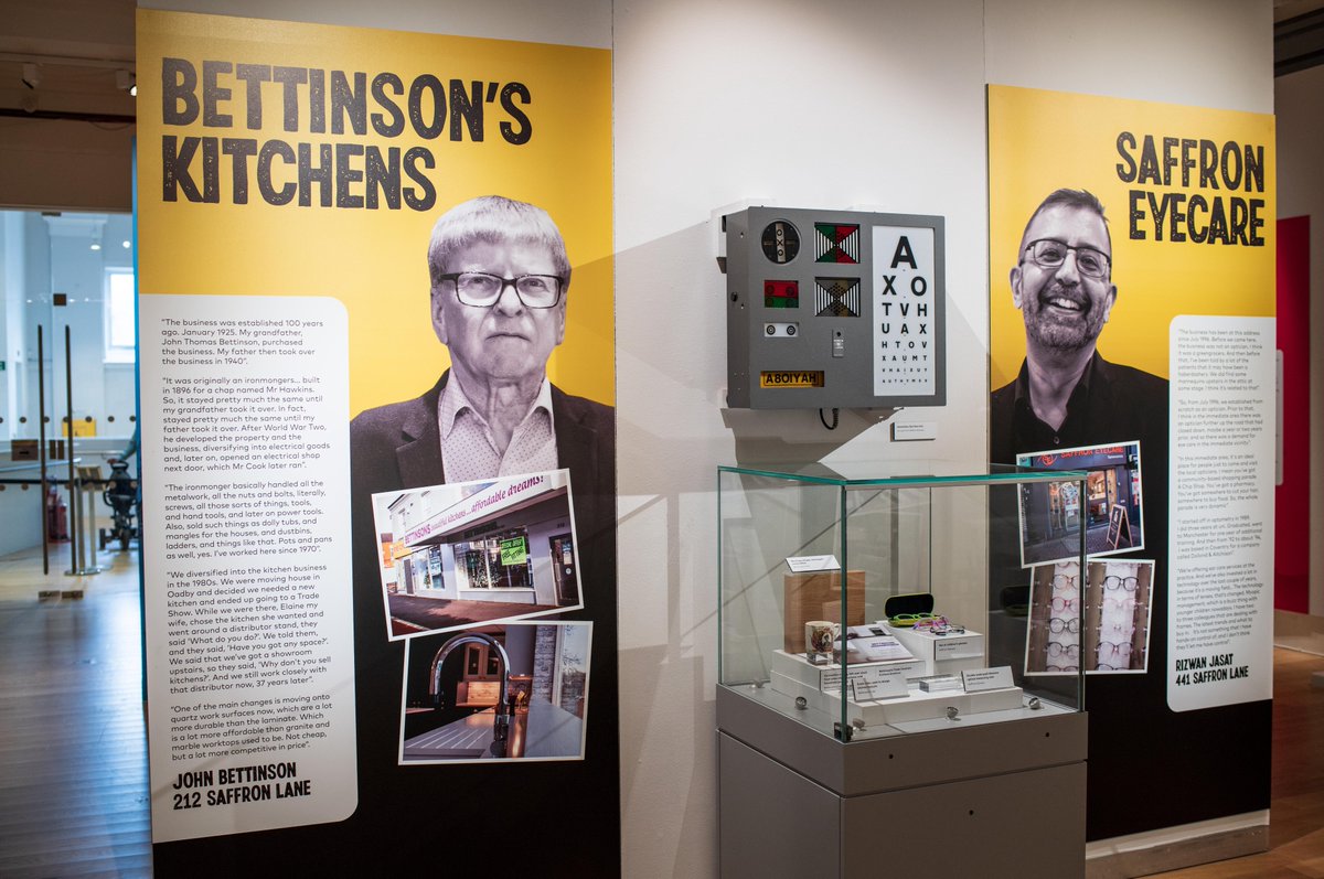 leicestermuseum's tweet photo. #PoppingtotheShops: Saffron Lane

Telling the history of #Leicester's Saffron Lane in the words of the people who live and work in the area.

Thanks to local businesses who generously gave us their time and support, with stories, and donating new objects. https://t.co/pd1VD689Vu https://t.co/hmEnbXBZ4Q