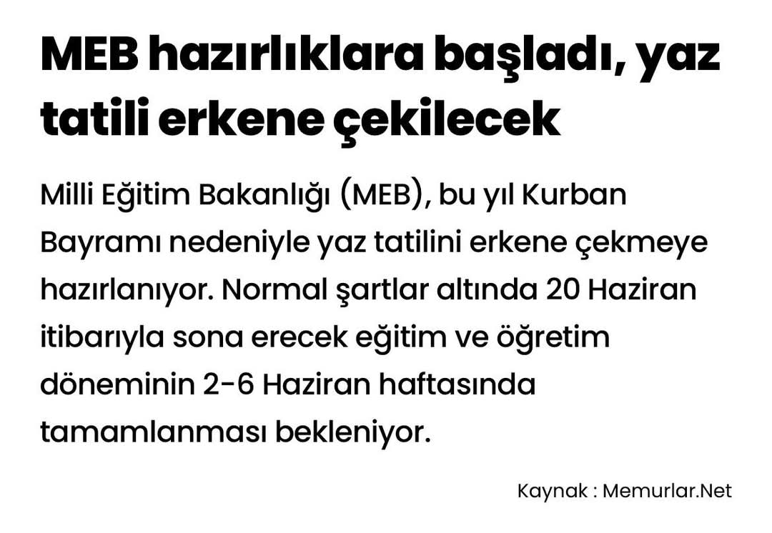 Sizce okullar erken mi kapanmalı?