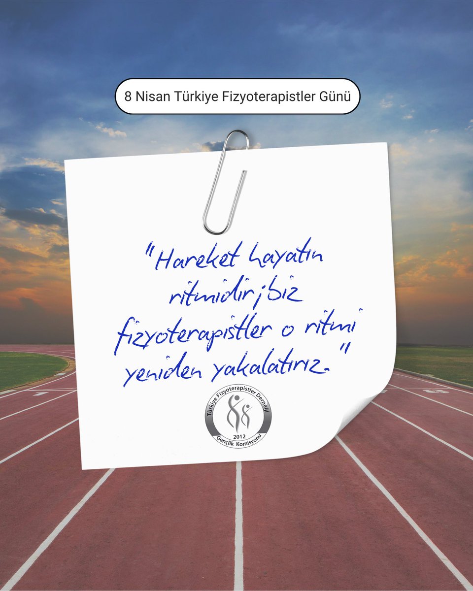 tfdgk's tweet photo. 8 NİSAN TÜRKİYE FİZYOTERAPİSTLER GÜNÜ KUTLU OLSUN! 💙 https://t.co/UshVlycQ1h