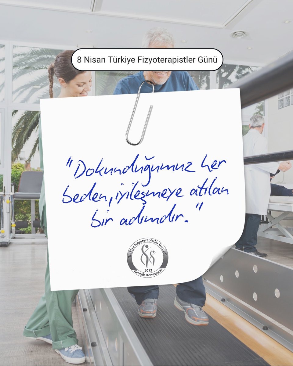 tfdgk's tweet photo. 8 NİSAN TÜRKİYE FİZYOTERAPİSTLER GÜNÜ KUTLU OLSUN! 💙 https://t.co/UshVlycQ1h