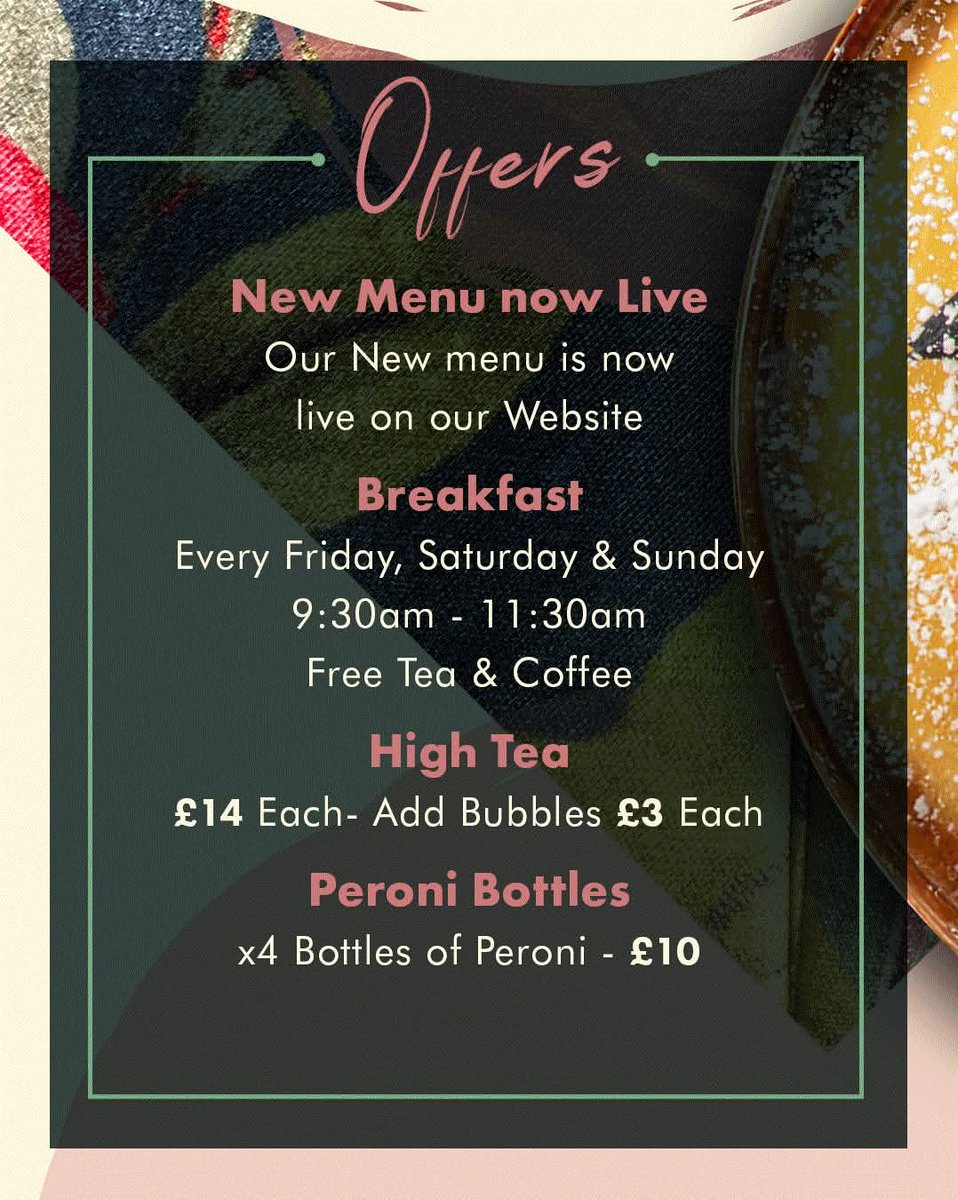 🍽️ Our New Menu is NOW LIVE! 🎉

The wait is over – we’ve just launched our brand new menu, packed with delicious dishes that are sure to please every palate! 😋 

Check out the full menu on our website thewoodlandswidnes.co.uk/menu